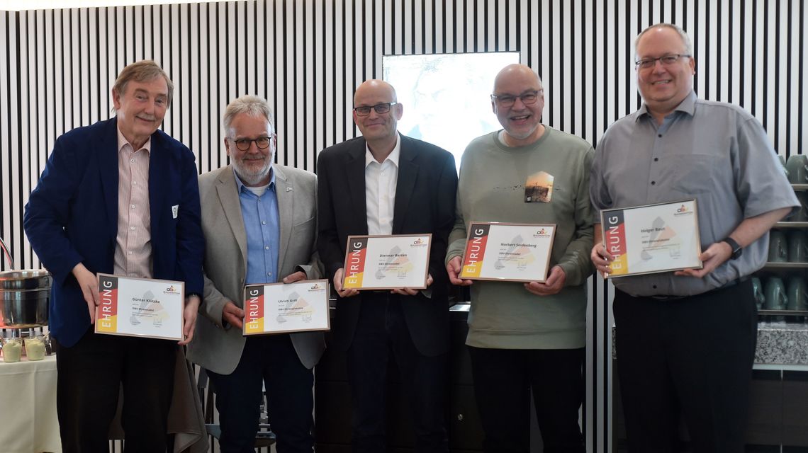 Ehrungen am Vorabend des DBV-Verbandstags