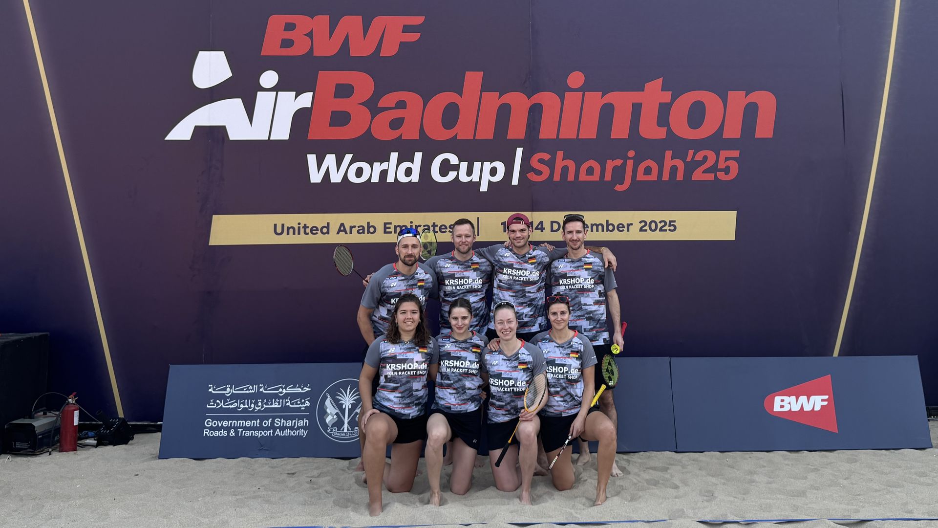Erste AirBadminton-WM startet in Sharjah