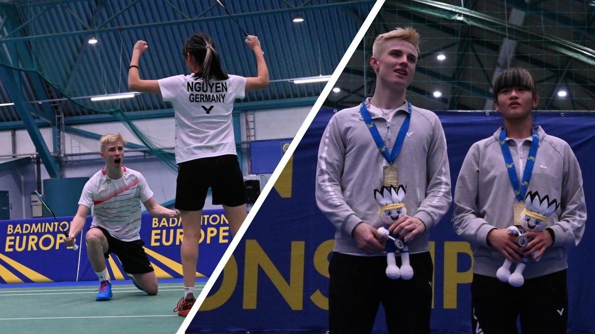 U19EM Goldmedaille für Deutschland Deutscher Badminton Verband