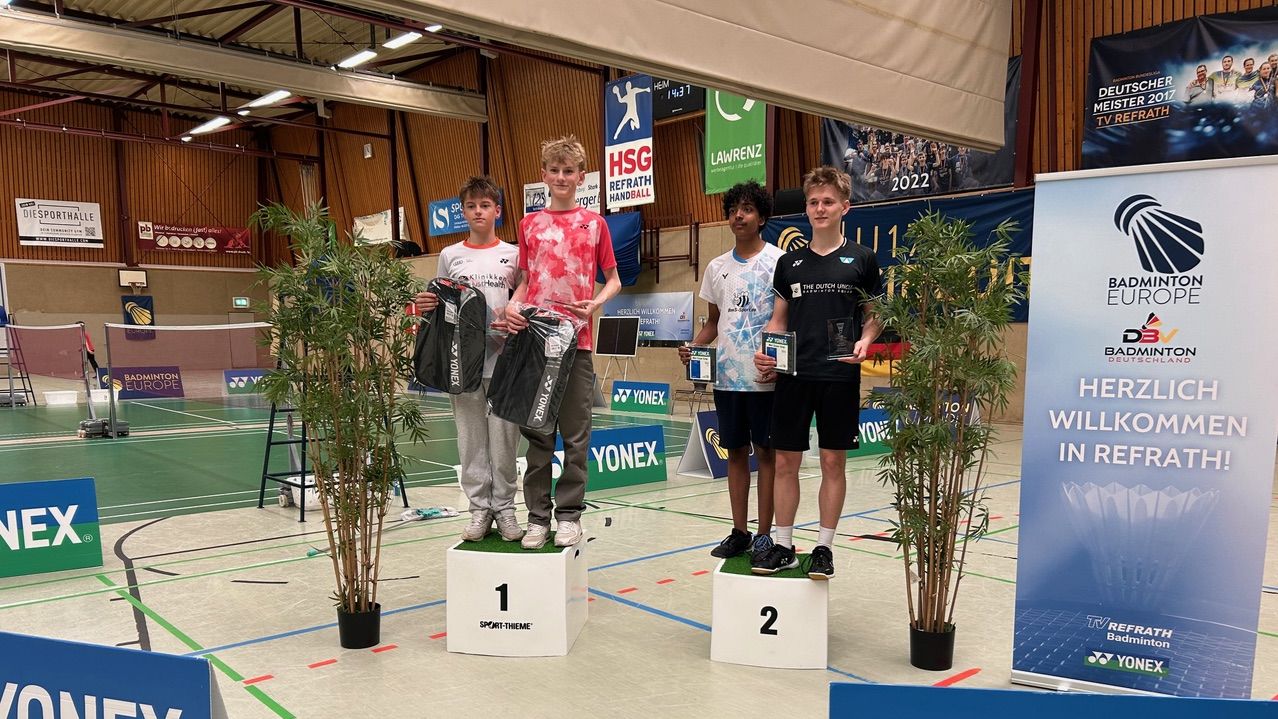 Dänemark und Frankreich teilen sich die 5 Titel bei den German U17 Open