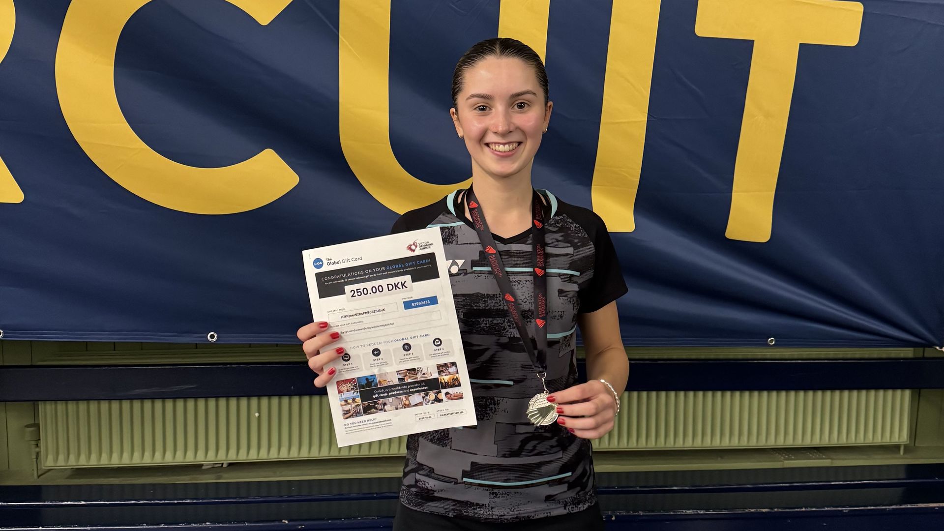 Silber für Bonnemann – drei deutsche Podestplätze bei den VICTOR Denmark Junior 2025