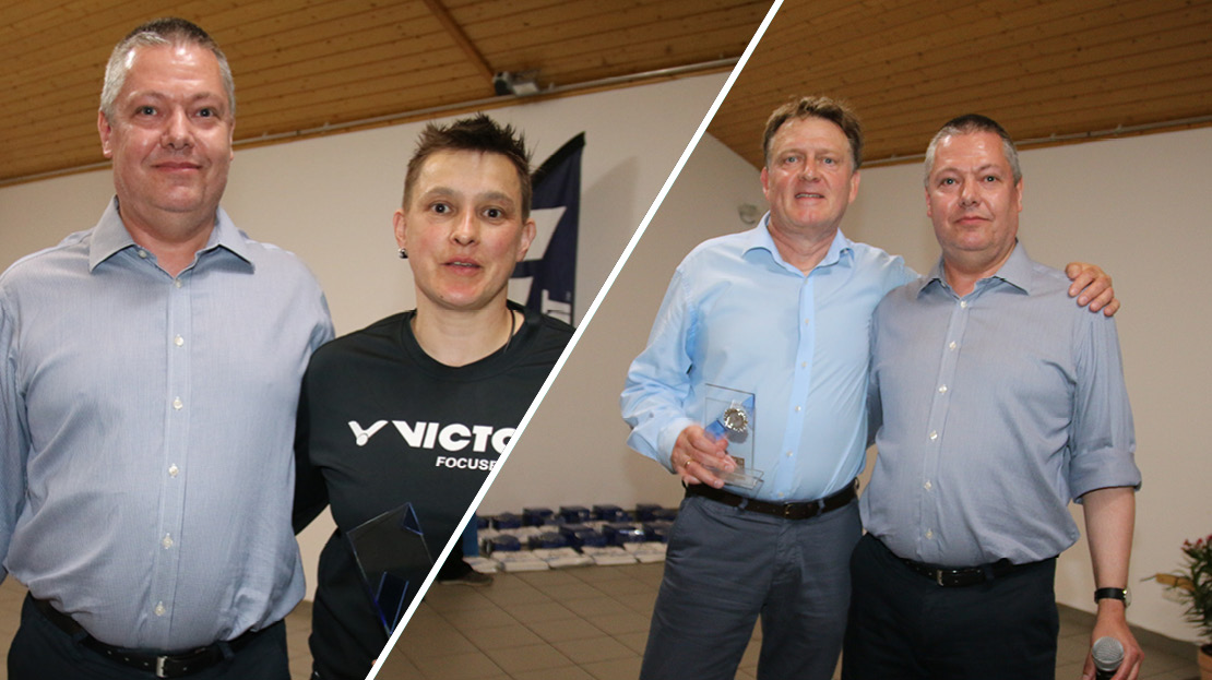 Altersklassenspieler des Jahres 2018 geehrt Deutscher Badminton Verband