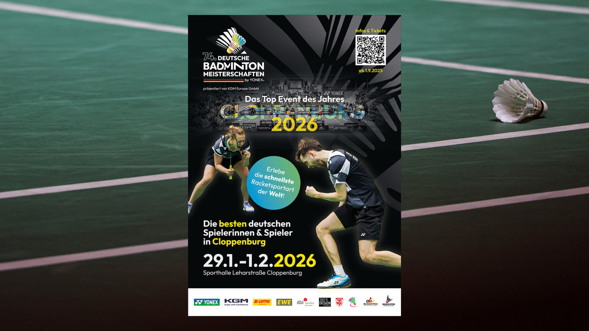 Vorverkauf für die 74. Deutschen Meisterschaften gestartet